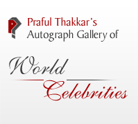Praful Thakkar's Gallery of Indian Autographs